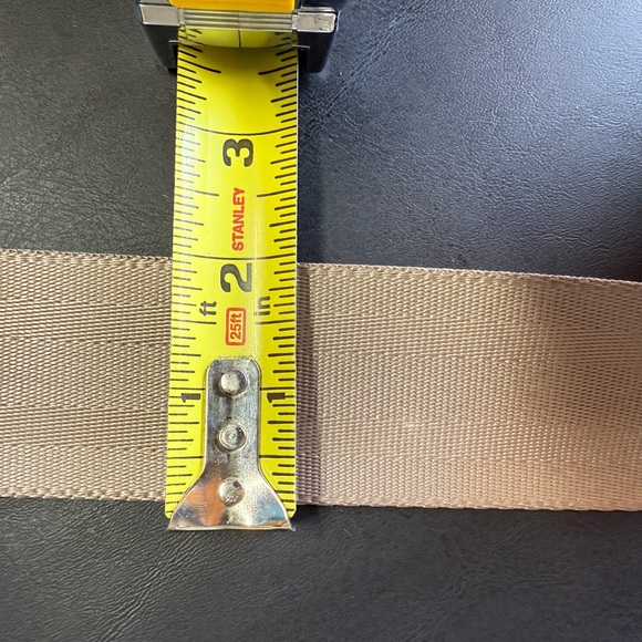 Gold Toned Seatbelt Fabric - Picture 4 of 5